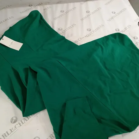 CLUB OF LONDON GREEN BANDEAU MAXI DRESS - UK 14