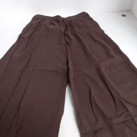 MONSOON BROWN TROUSERS, WOMEN'S, SIZE M