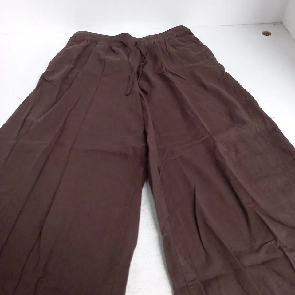 MONSOON BROWN TROUSERS, WOMEN'S, SIZE M