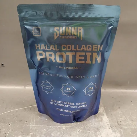 SEALED SUNNA HALAL COLLAGEN PROTEIN UNFLAVOURED 250G