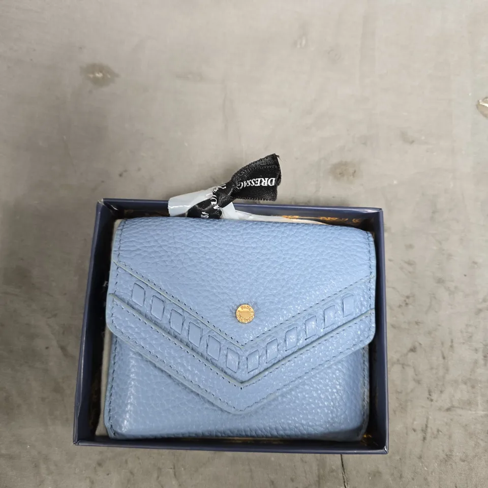 PAUL COSTELLOE DRESSAGE WALLET – LIGHT BLUE LEATHER