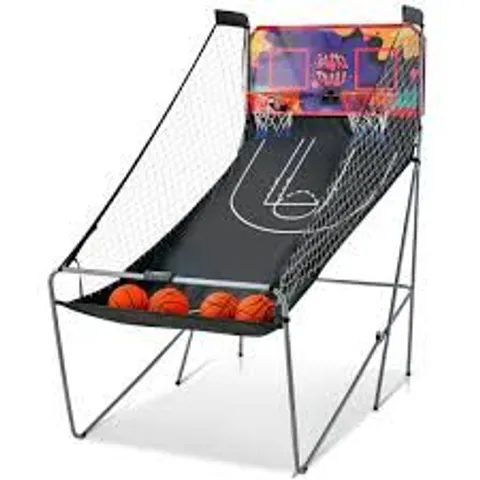 BOXED COSTWAY PURPLE FOLDABLE BASKETBALL ARCADE GAME