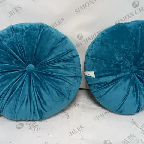2 X LEXI VELVET ROUND CUSHION