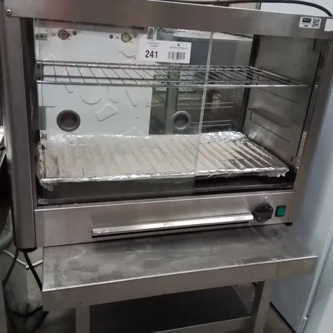 LINCAT SEAL LPW/LR PIE CABINET, A HEATED COUNTERTOP UNIT DESIGNED FOR DISPLAYING AND KEEPING PIES AND OTHER HOT PASTRIES WARM. 