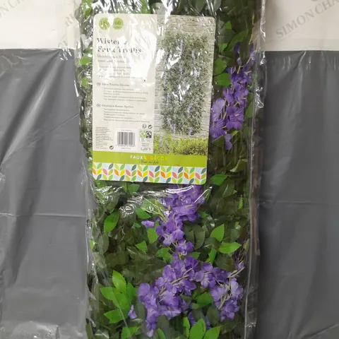 BAGGED WISTERIA FAUX TRELLIS