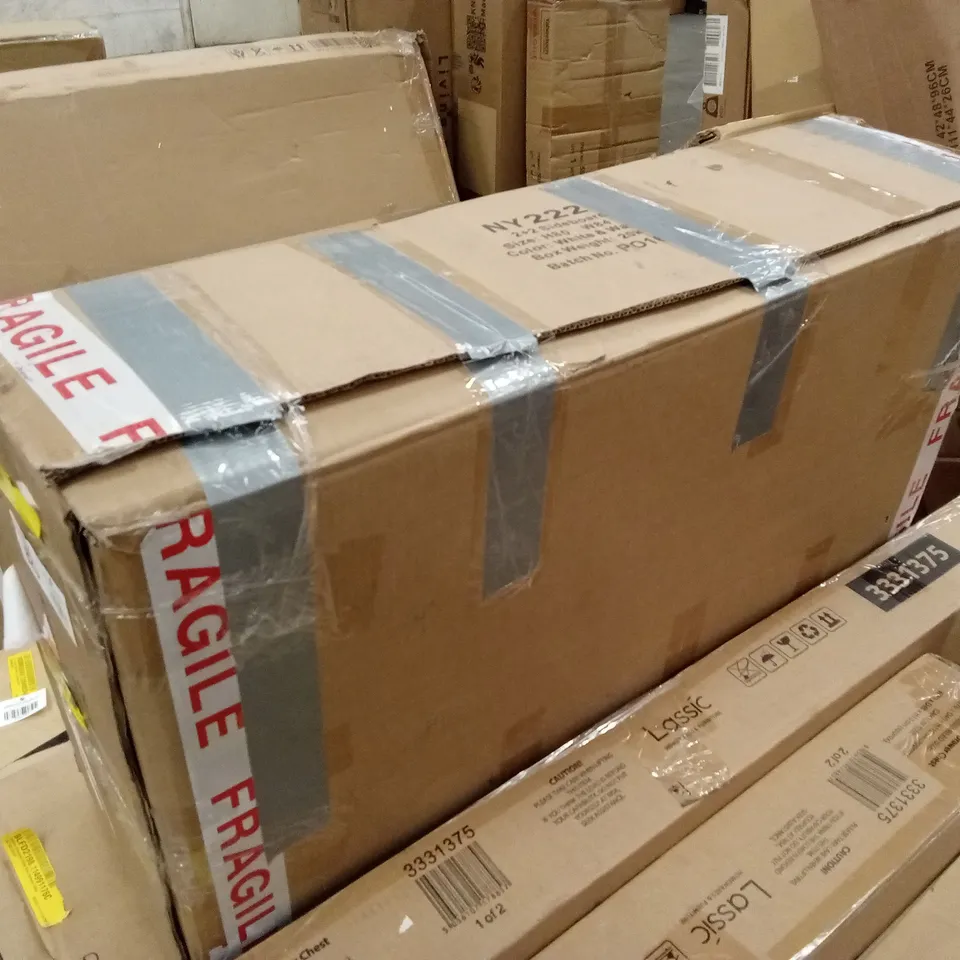 BOXED 2+2 SIDEBOARD -WHITE&WAX-