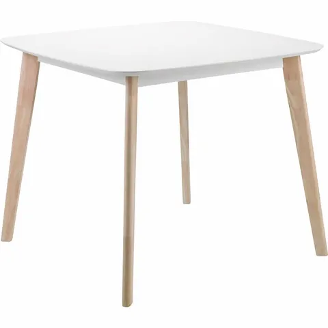 BOXED ARAMIS DINING TABLE - WHITE/LIMED WOOD (1 BOX)