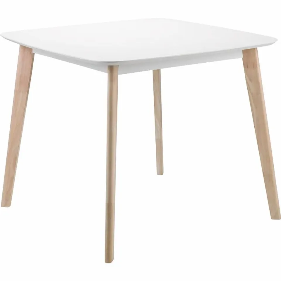 BOXED ARAMIS DINING TABLE - WHITE/LIMED WOOD (1 BOX)