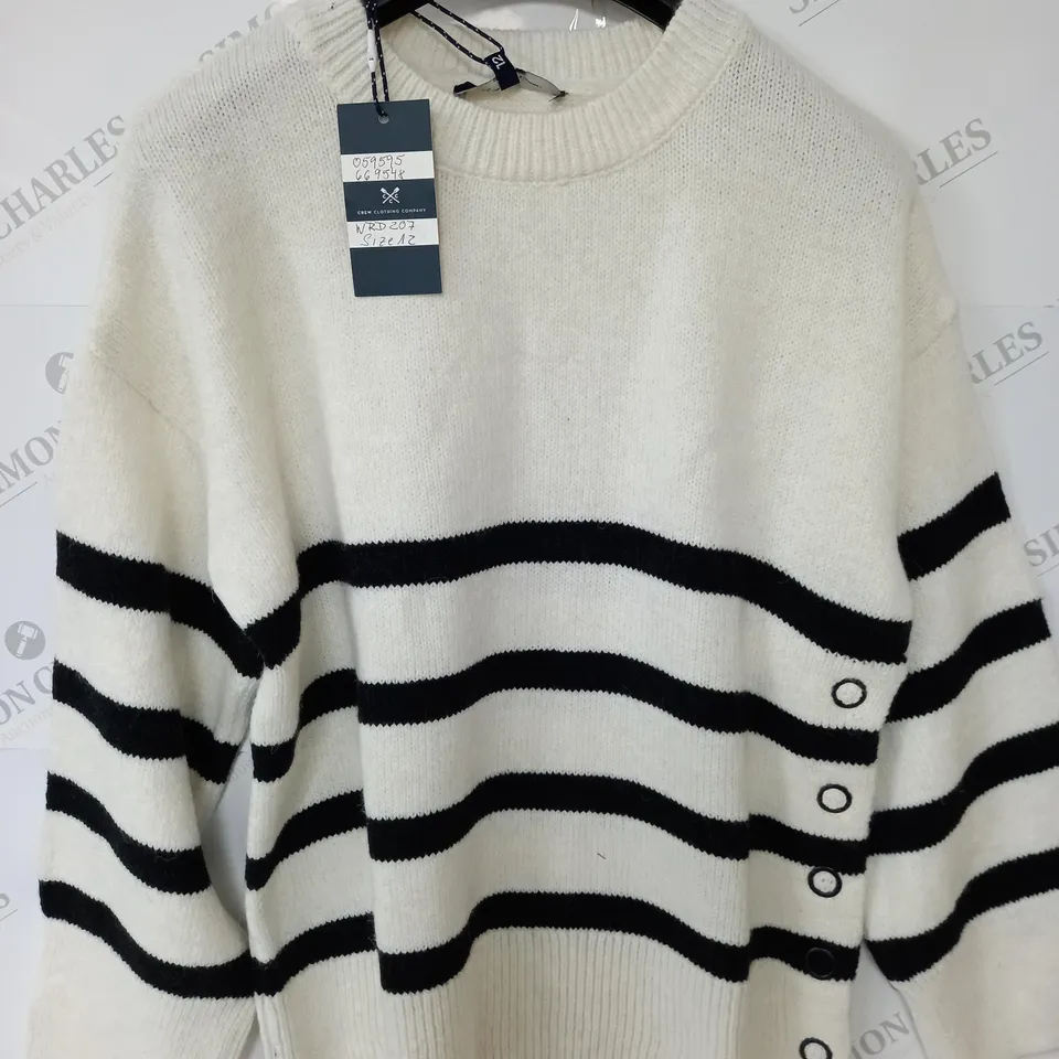 CREW CLOTHING KNITTED JUMPER - 12
