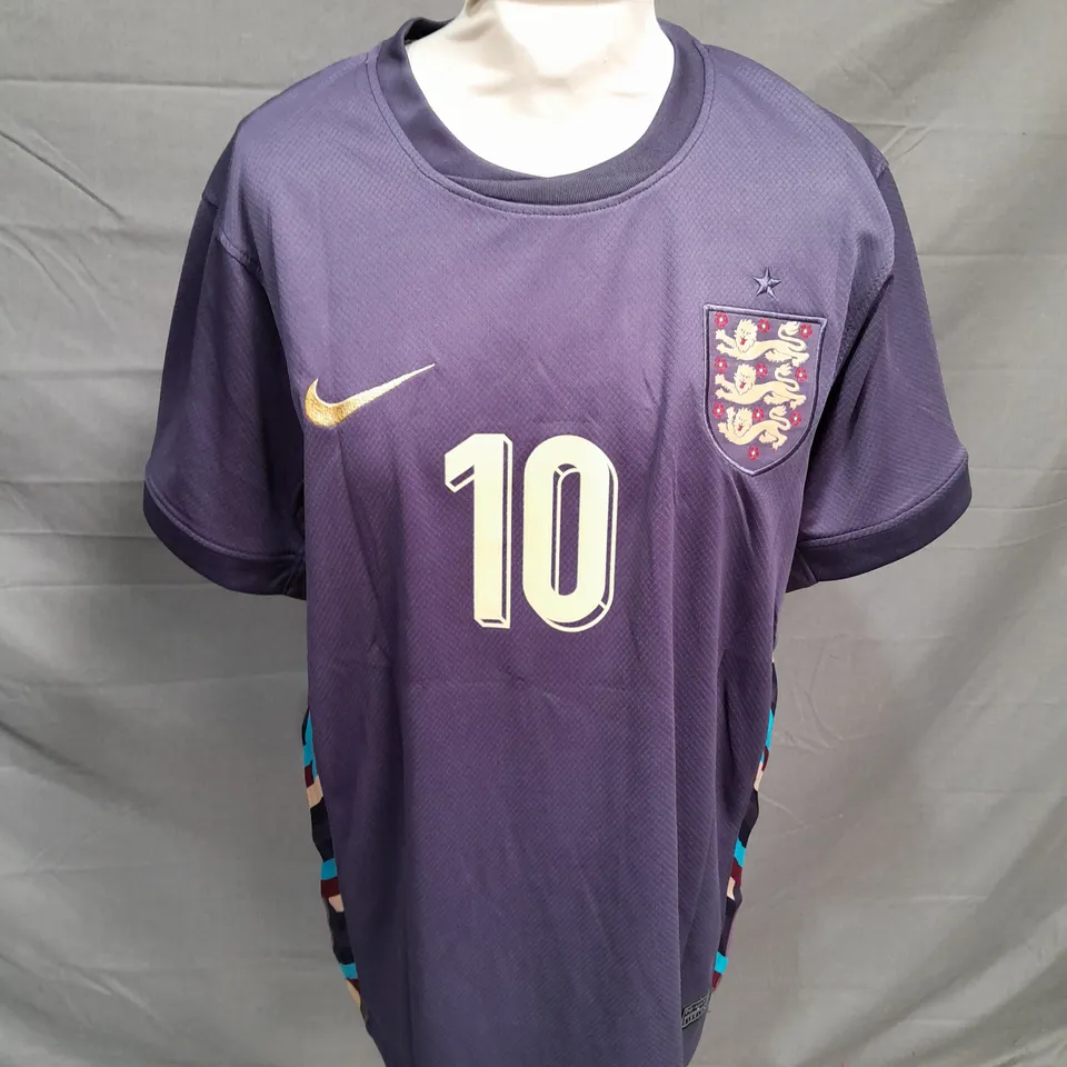 NIKE DRI FIT ENGLAND EUROS 2024 FOOTBALL SHIRT - BELLINGHAM 10 - MEDIUM
