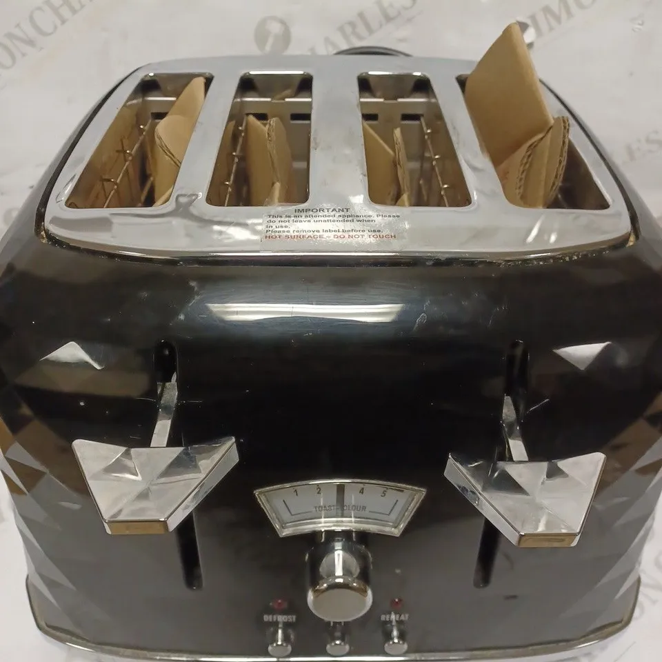 DE'LONGHI BRILLANTE CTJ4003BK 4-SLICE TOASTER