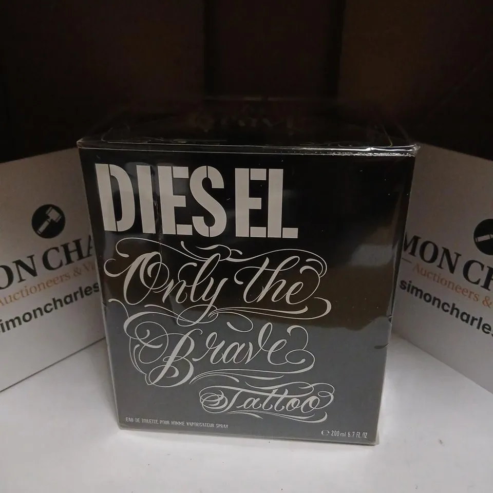 SEALED DIESEL ONLY THE BRAVE TATTOO EAU DE TOILETTE 200ML