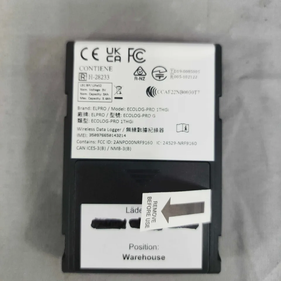 ELPRO ECOLOG-PRO 1THGI WIRELESS DATA LOGGER