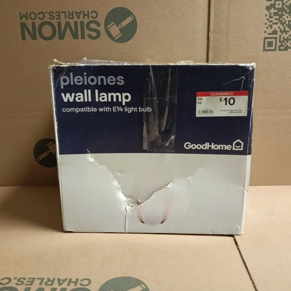 BOXED GOODHOME PLEIONES WALL LIGHT