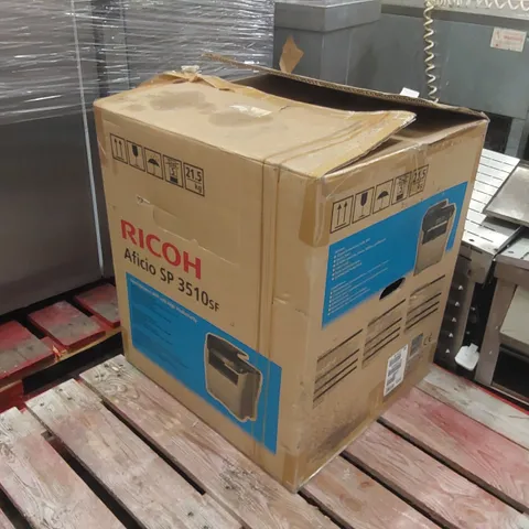 BOXED RICOH SP 3510SF BLACK AND WHITE LASER MULTIFUNCTION PRINTER
