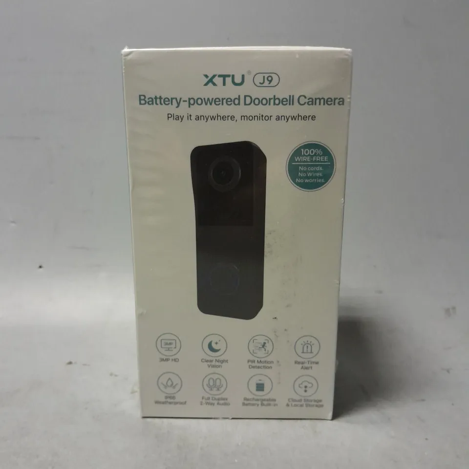 SEALED XTU BATTERY POWERED DOORBELL CAMERA