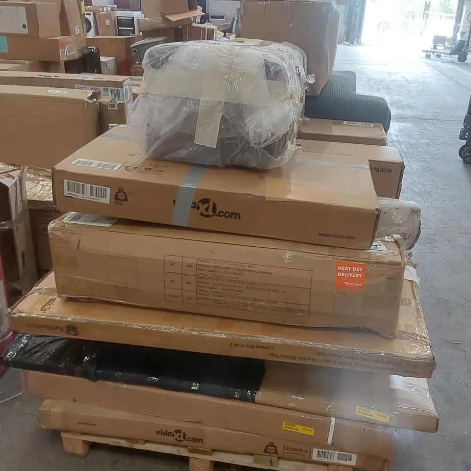 PALLET CONTAINING A VERY LARGE QUANTITY OF ASSORTED FURNITURE PARTS ECT