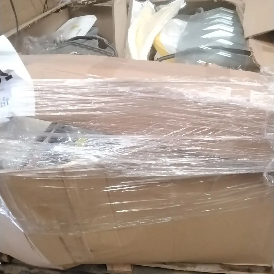 PALLET OF ASSORTED DIY, HOME IMPROVEMENT AND BUILDING PRODUCTS TO INCLUDE; PVC WALL FLASHING, WALL PANELLING, PERMANENT POTHOLE REPAIR, INSULATION ETC