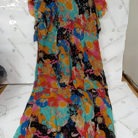 NEVER FULLY DRESSED LUNAR TREASURE MAXI DRESS - UK 24