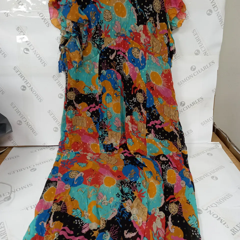 NEVER FULLY DRESSED LUNAR TREASURE MAXI DRESS - UK 24