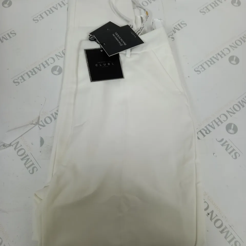 CLUB L HIGH WASITED CIGARETTE TROUSERS SIZE 12