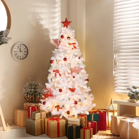 BOXED 182.88cm H LIGHTED ARTIFICIAL CHRISTMAS TREE (1 BOX)