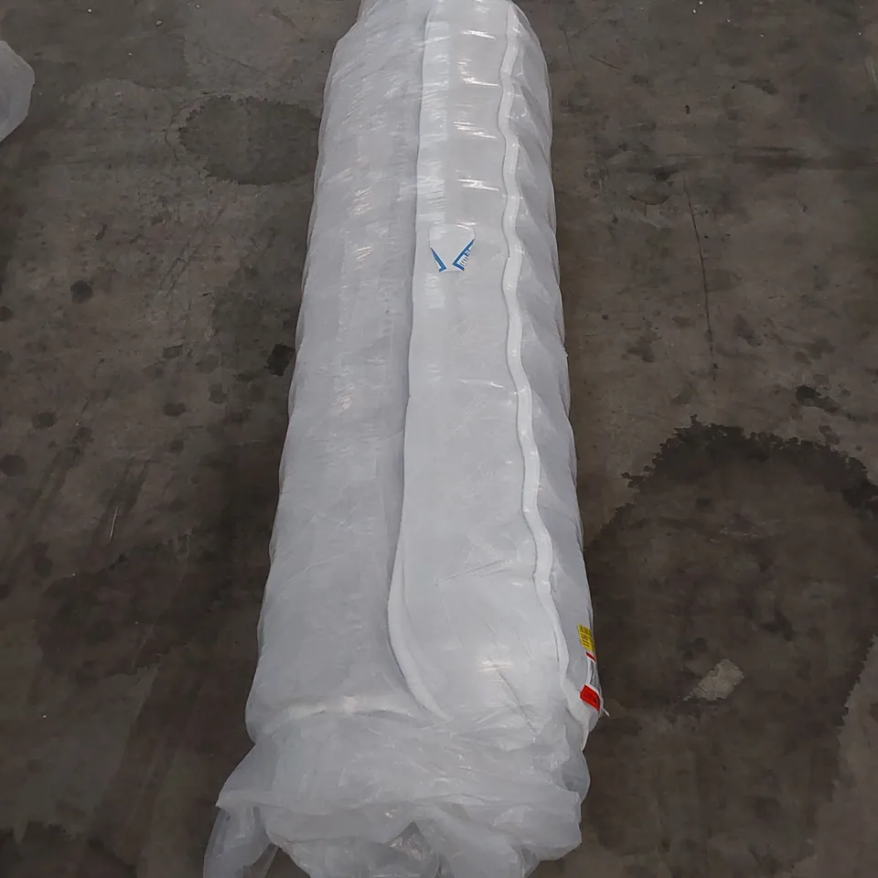 QUALITY BAGGED AND ROLLED QUILTO 4' SMALL DOUBLE MEMORY SPRUNG OPEN COIL MATTRESS