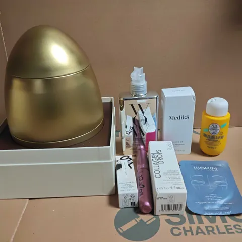 ASSORTED SKINCARE & BEAUTY PRODUCTS IN GOLDEN EGG MEDIK8, RODIAL, 111SKIN & FENTY BEAUTY