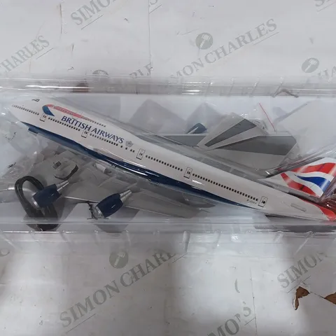 BOXED AIRPLANE MODEL BRITISH AIRWAYS