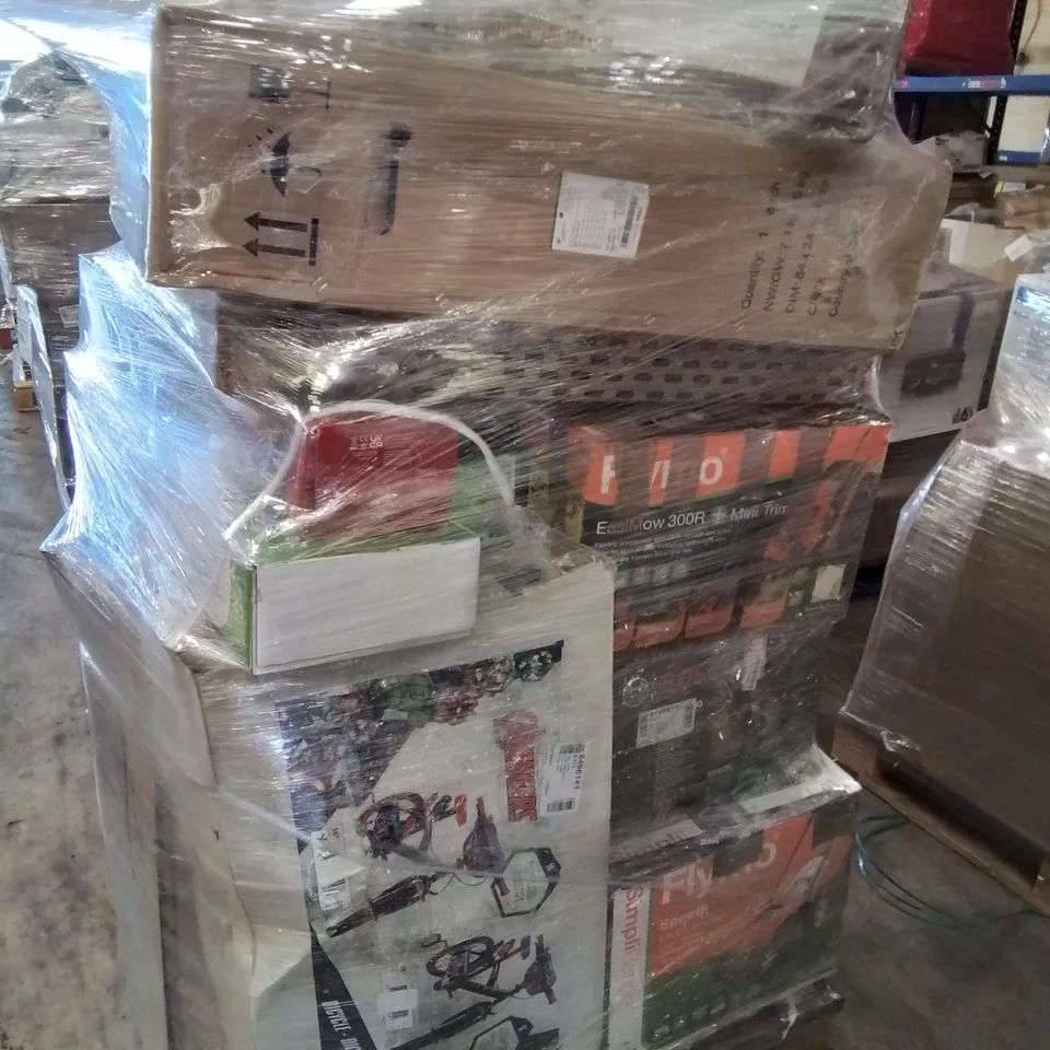 PALLET OF APPROXIMATELY 18 UNPROCESSED RAW RETURN HOUSEHOLD AND ELECTRICAL GOODS TO INCLUDE;