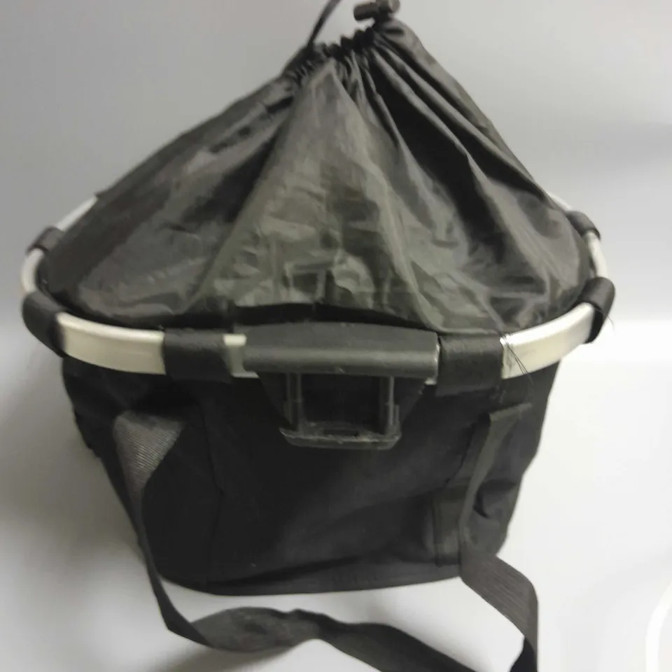 SOLID RIMMED BLACK BAG