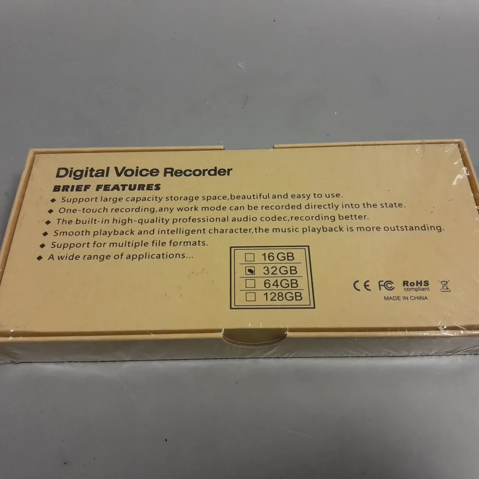 BOXED SEALED DIGITAL VOICE RECORDER - 32GB