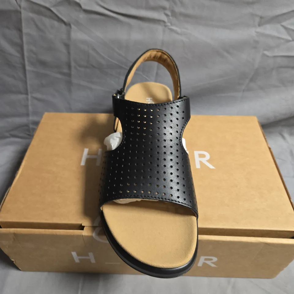 BOXED PAIR OF HOTTER MARBELLA SANDALS - UK SIZE 5.5