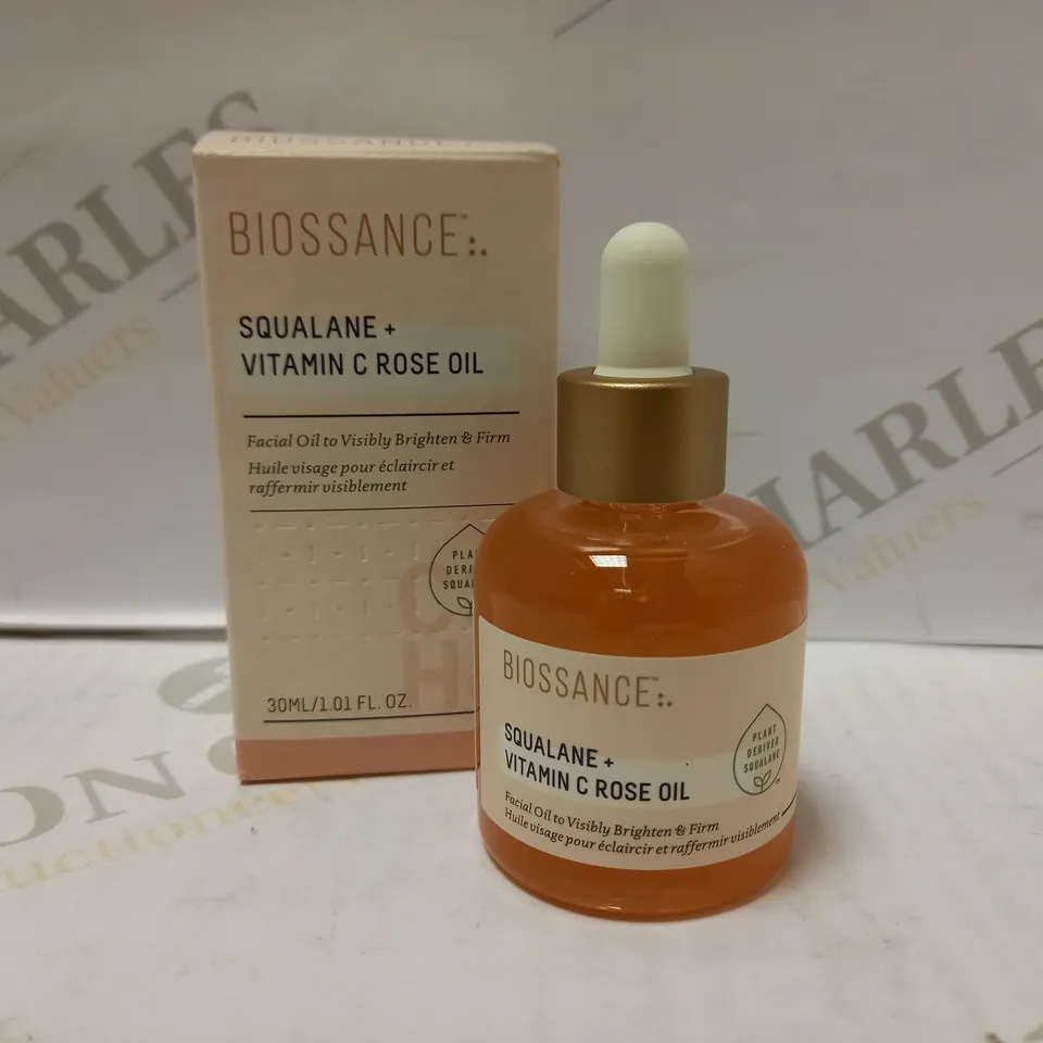 BIOSSANCE SQUALANE + VITAMIN C ROSE OIL 30ML