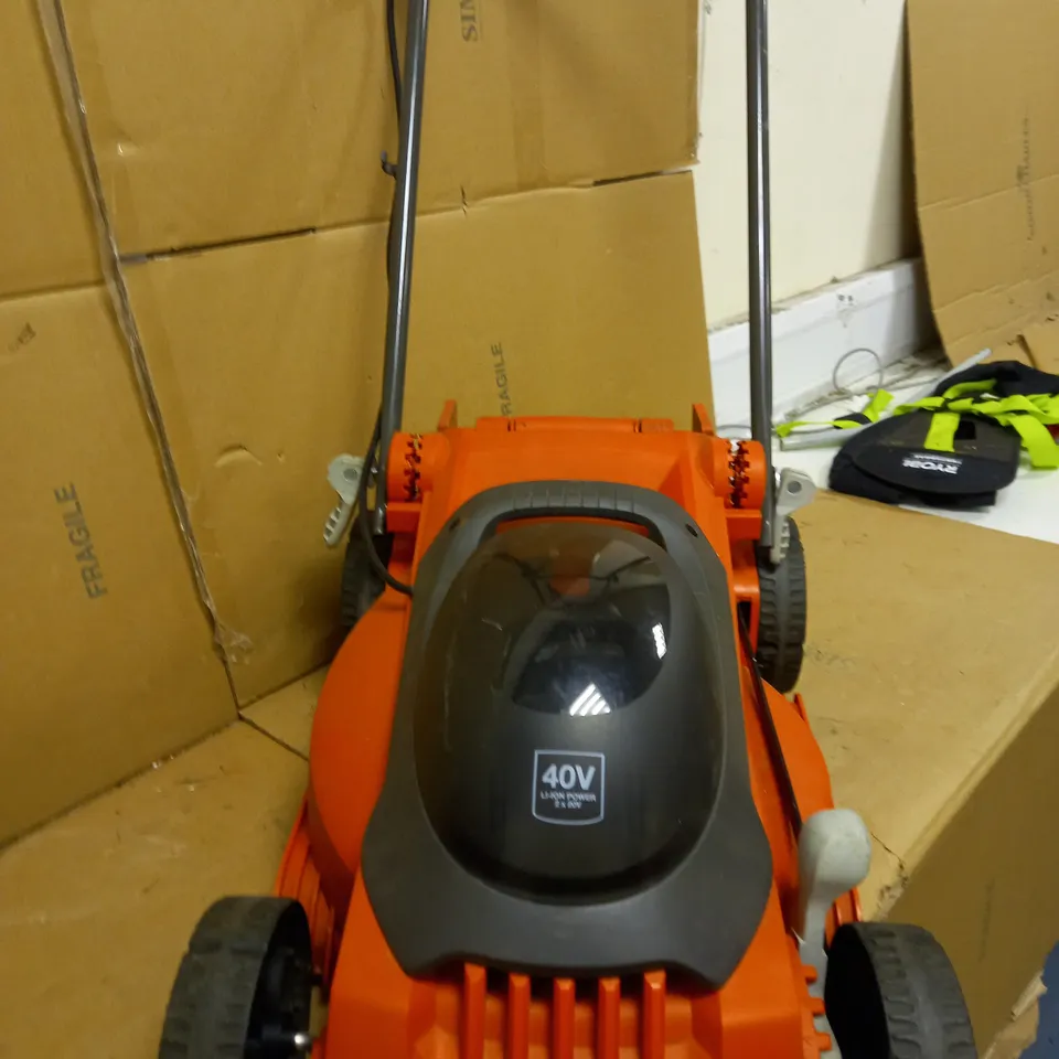FLYMO EASISTORE 340R LI CORDLESS ROTARY LAWNMOWER