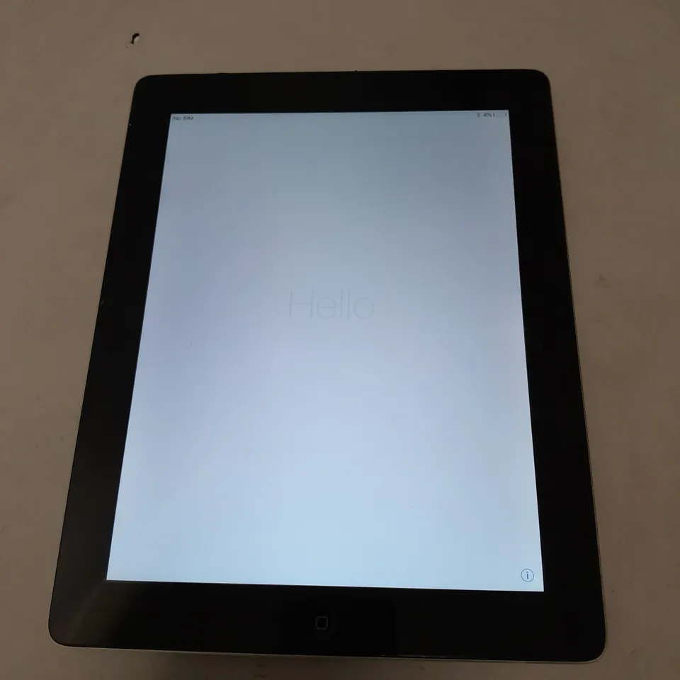 UNBOXED APPLE IPAD - A1460 IMEI: 99 000132 570014 4 MEID : 99000132570017