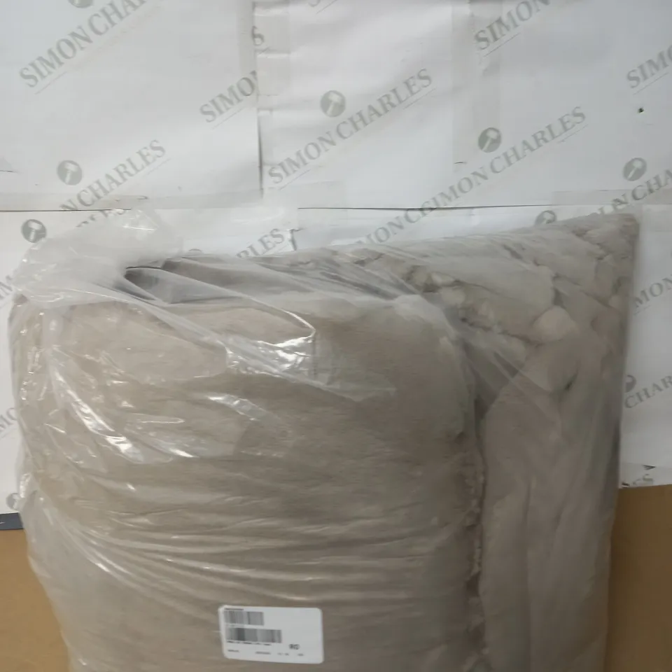 K BY KELLY HOPPEN LUXURY THROW TAUPE