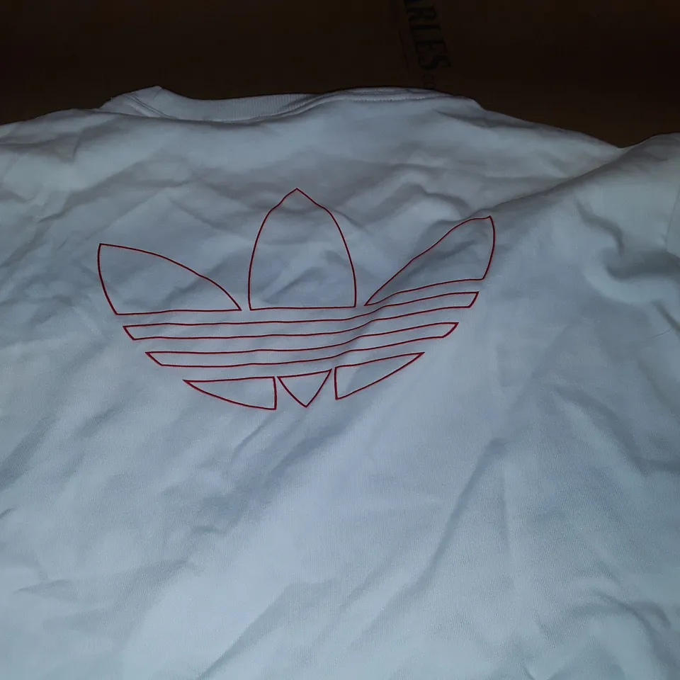 ADIDAS WHITE T-SHIRT - UK 10