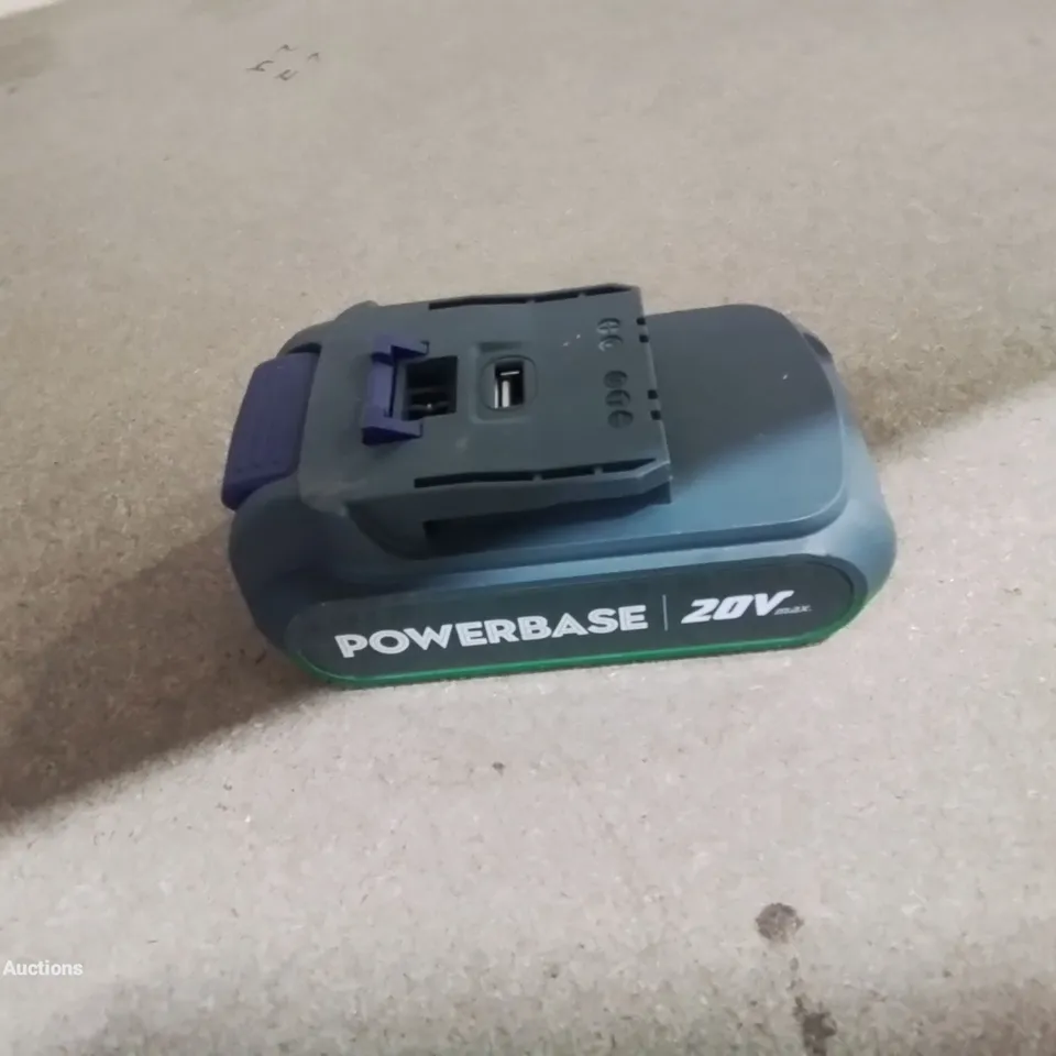 POWERBASER 20V LI-ION RECHARGEABLE BATTERY
