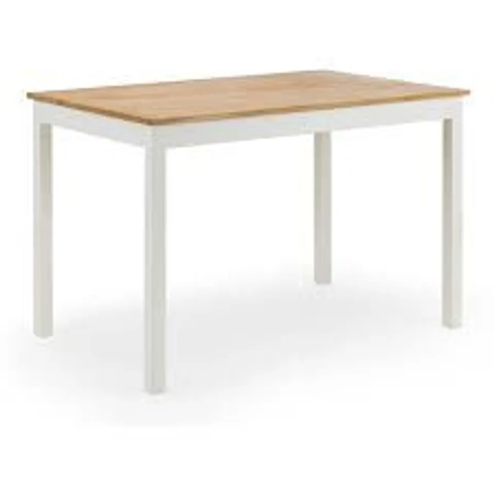 BOXED JULIAN BOWEN COXMOOR RECTANGULAR DINING TABLE - IVORY & OAK (1 BOX)