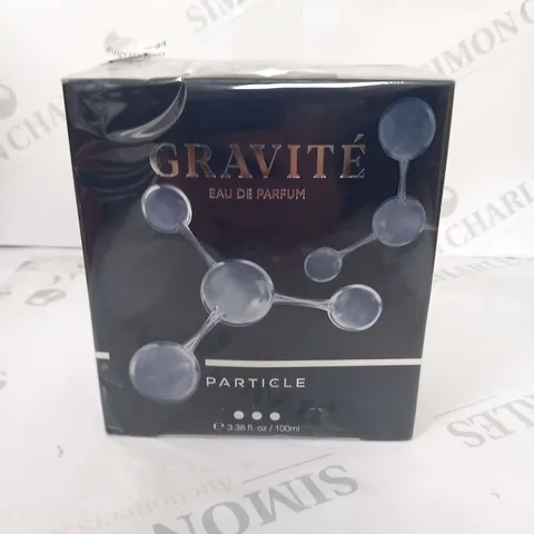 BOXED AND SEALED GRAVITE EAU DE PARFUM PARTICLE 100ML