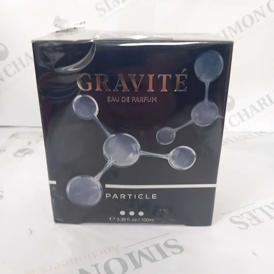 BOXED AND SEALED GRAVITE EAU DE PARFUM PARTICLE 100ML