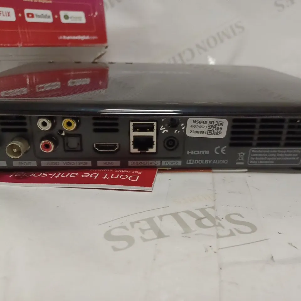 HUMAX FVP-5000T 500 GB FREEVIEW PLAY HD TV RECORDER, BLACK 