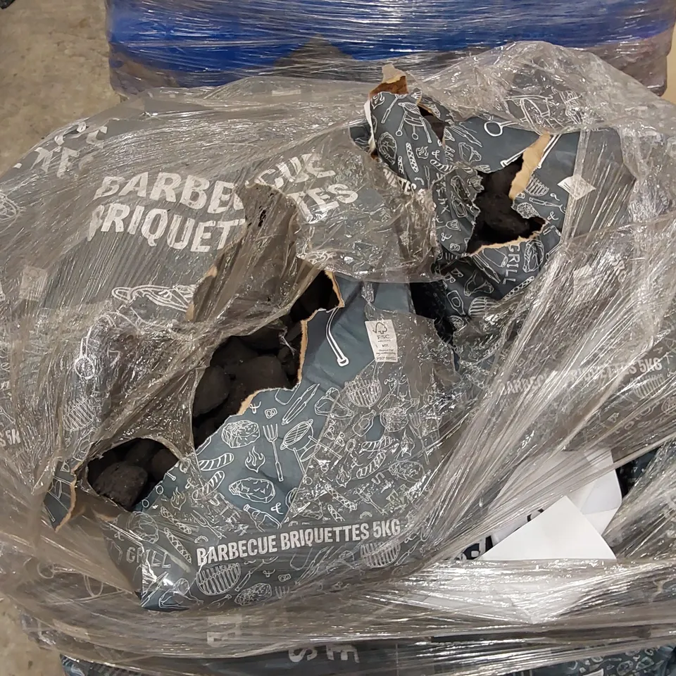 PALLET OF APPROXIMATELY 87X 5KG BAGS OF CHARCOAL BARBECUE BRIQUETTES