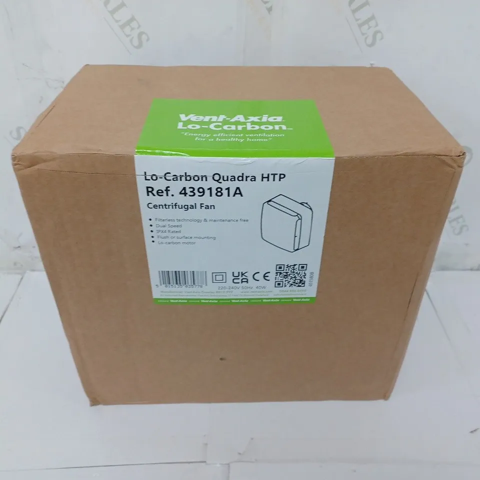 BOXED AND SEALED LO-CARBON QUADRA HTP CENTRIFUGAL FAN - 439181A