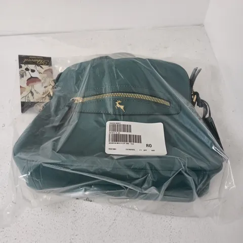 BAGGED ASHWOOD LEATHER MULTI STRAP BAG IN TEAL