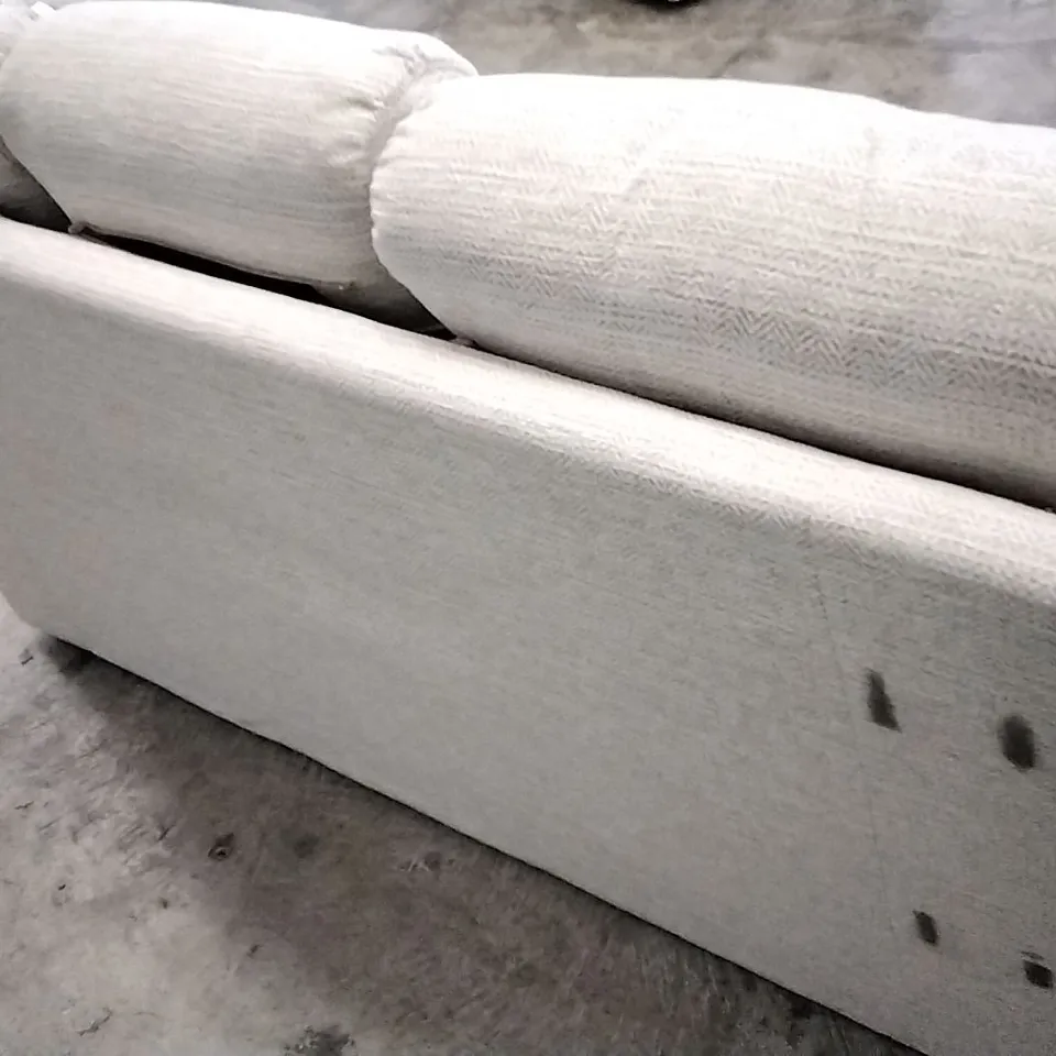 QUALITY BRITISH DESIGNED & MANUFACTURED G PLAN AVON 19 3 SEATER SOFA CHEVRON DOVE FABRIC