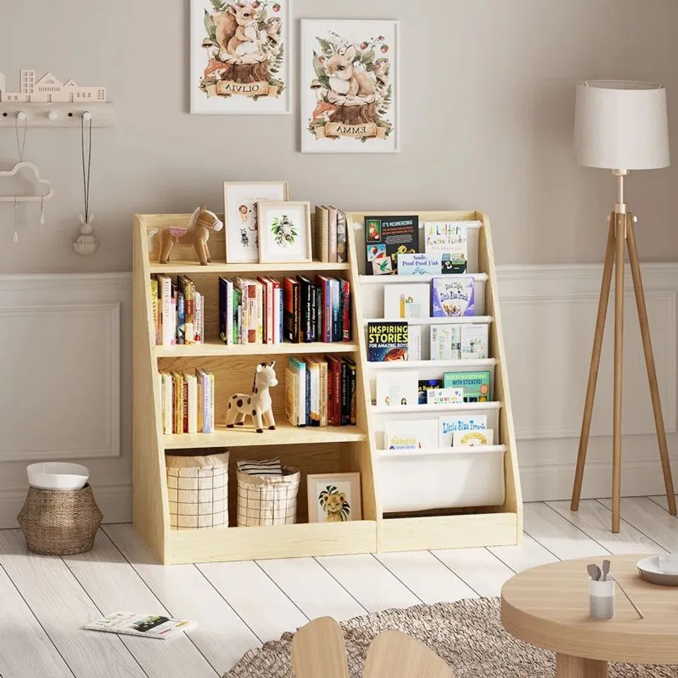 BOXED BATHELDA STANDARD BOOKCASE. STORAGE BOOK RACK  