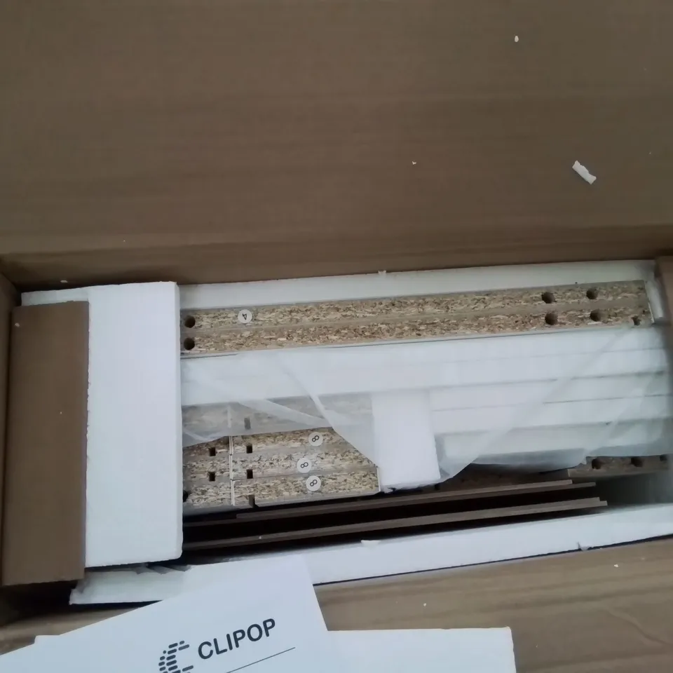 A BOXED 3 DRAWER CABINET IN WHITE 