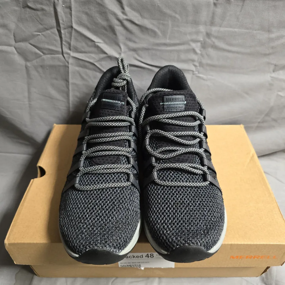 BOXED PAIR OF MERRELL TRAIL RUNNING SHOES – UK SIZE 5